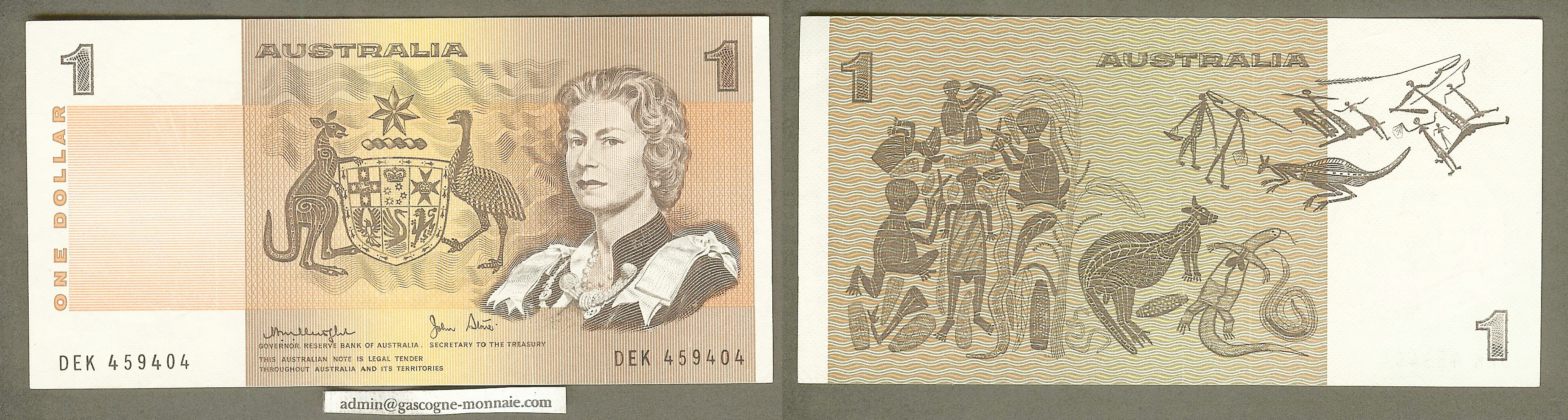 Australian $1 Knight-Stone 1979 Unc
